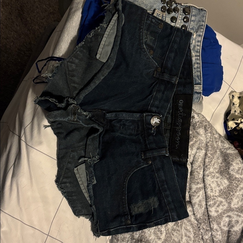 One Teaspoon Bonita jean shorts shorts - Picture 8 of 8